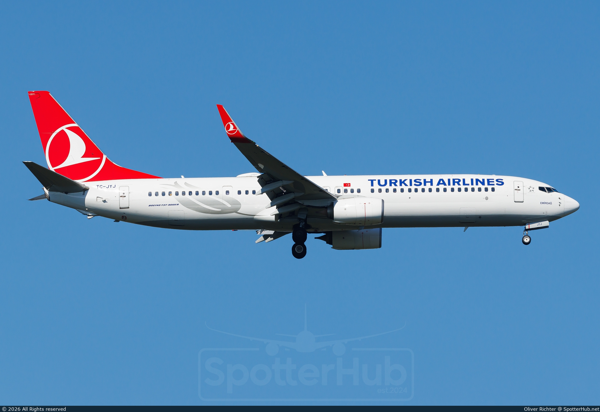 Photo of TC-JYJ - Boeing 737-9F2(ER) operated by Turkish Airlines