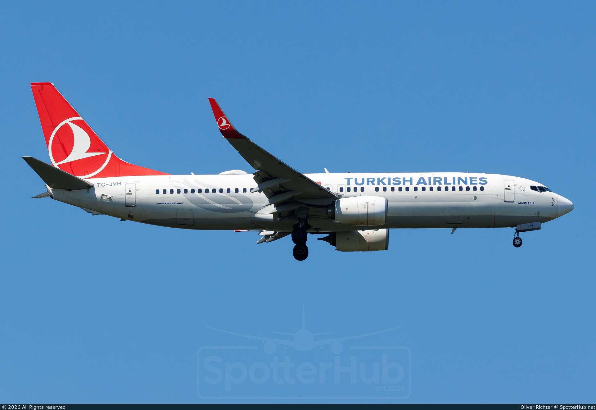 Photo of TC-JVH - Boeing 737-8F2 operated by Turkish Airlines
