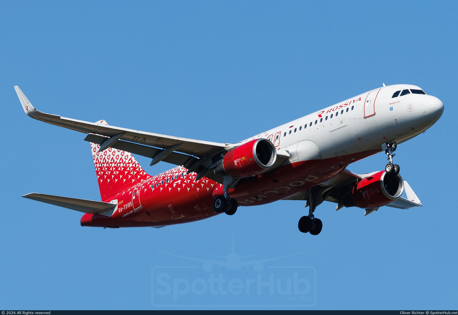 Photo of RA-73195 - Airbus A320-214 operated by Rossiya Airlines