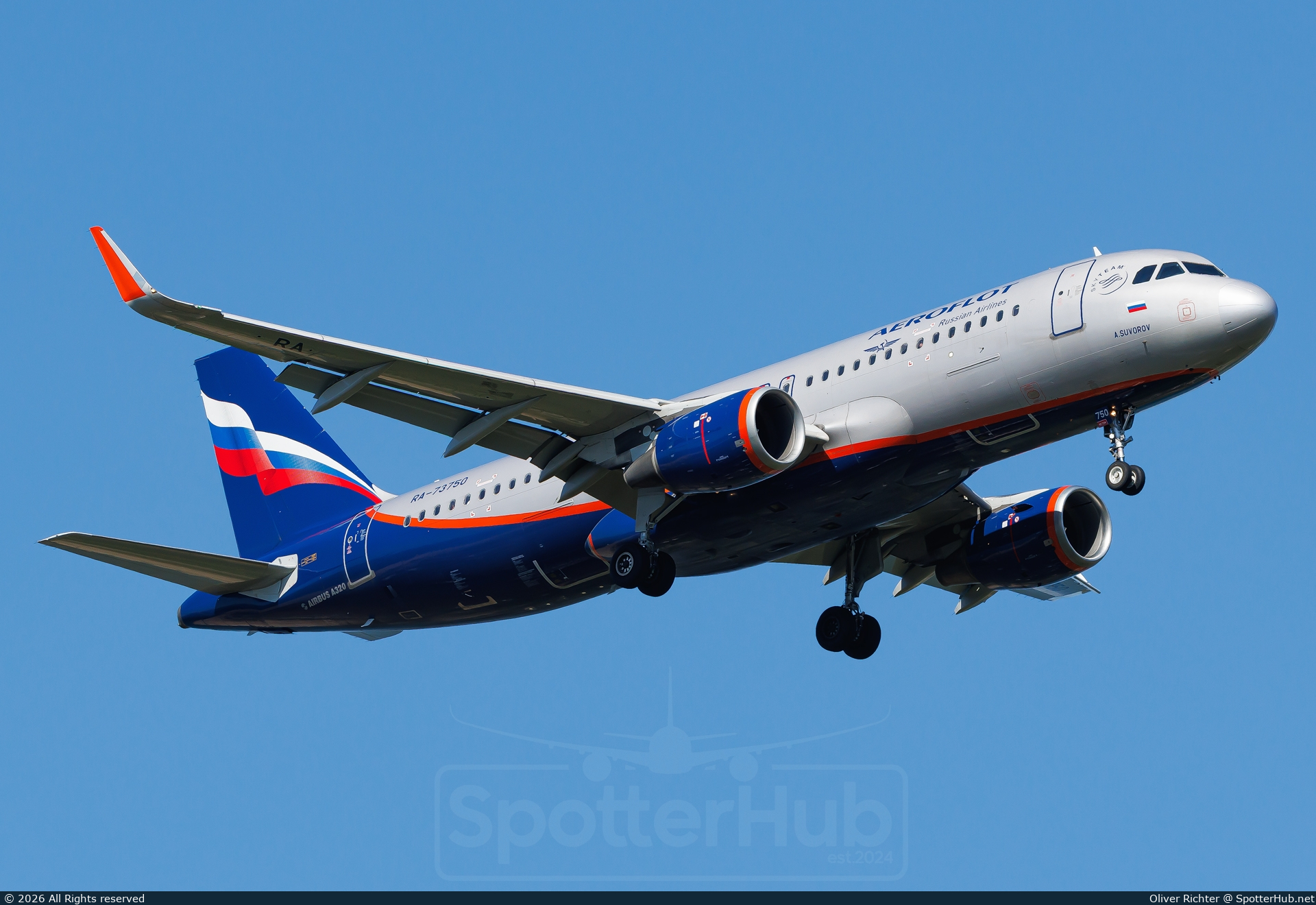 Photo of RA-73750 - Airbus A320-214 operated by Aeroflot