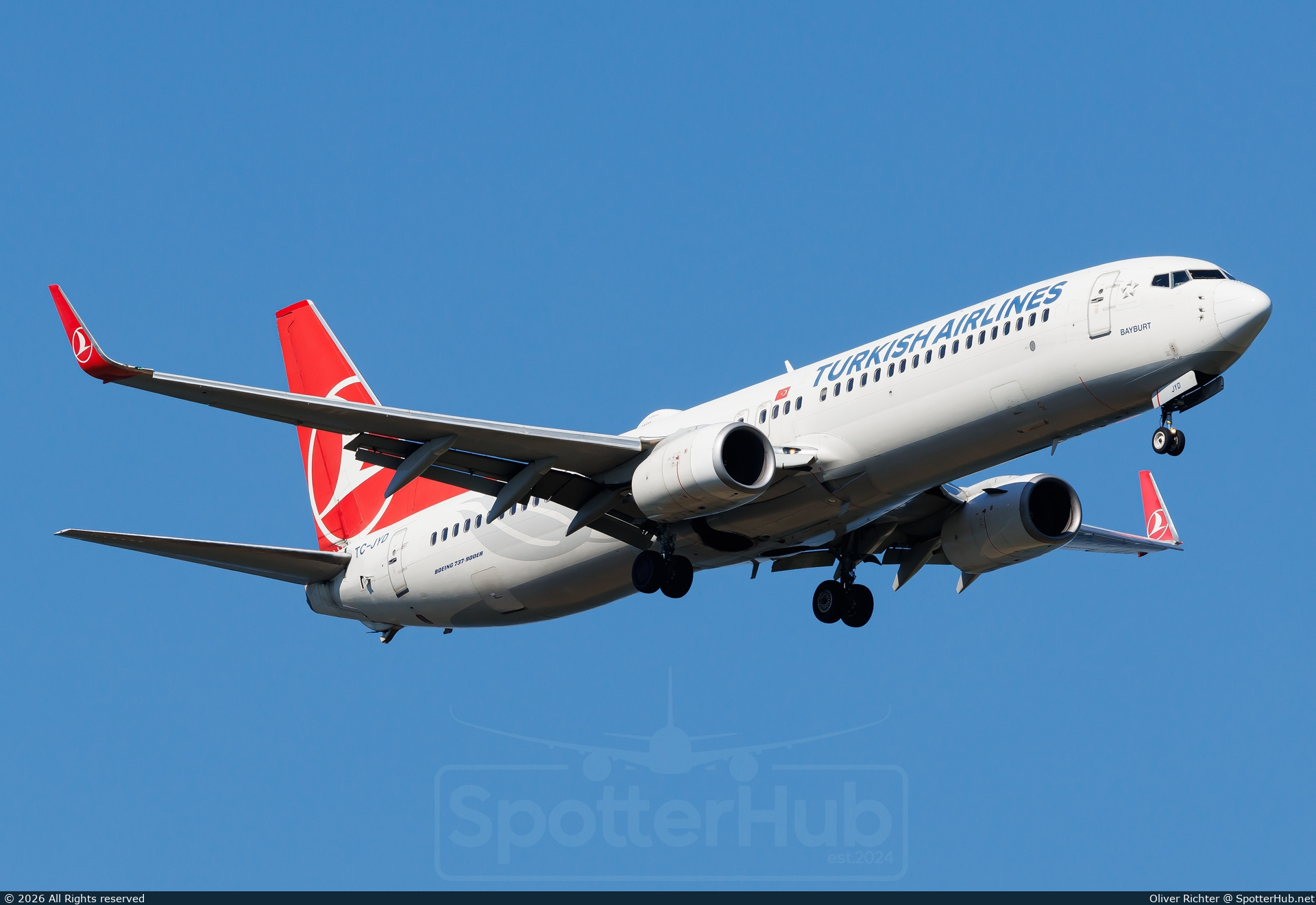 Photo of TC-JYD - Boeing 737-9F2(ER) operated by Turkish Airlines