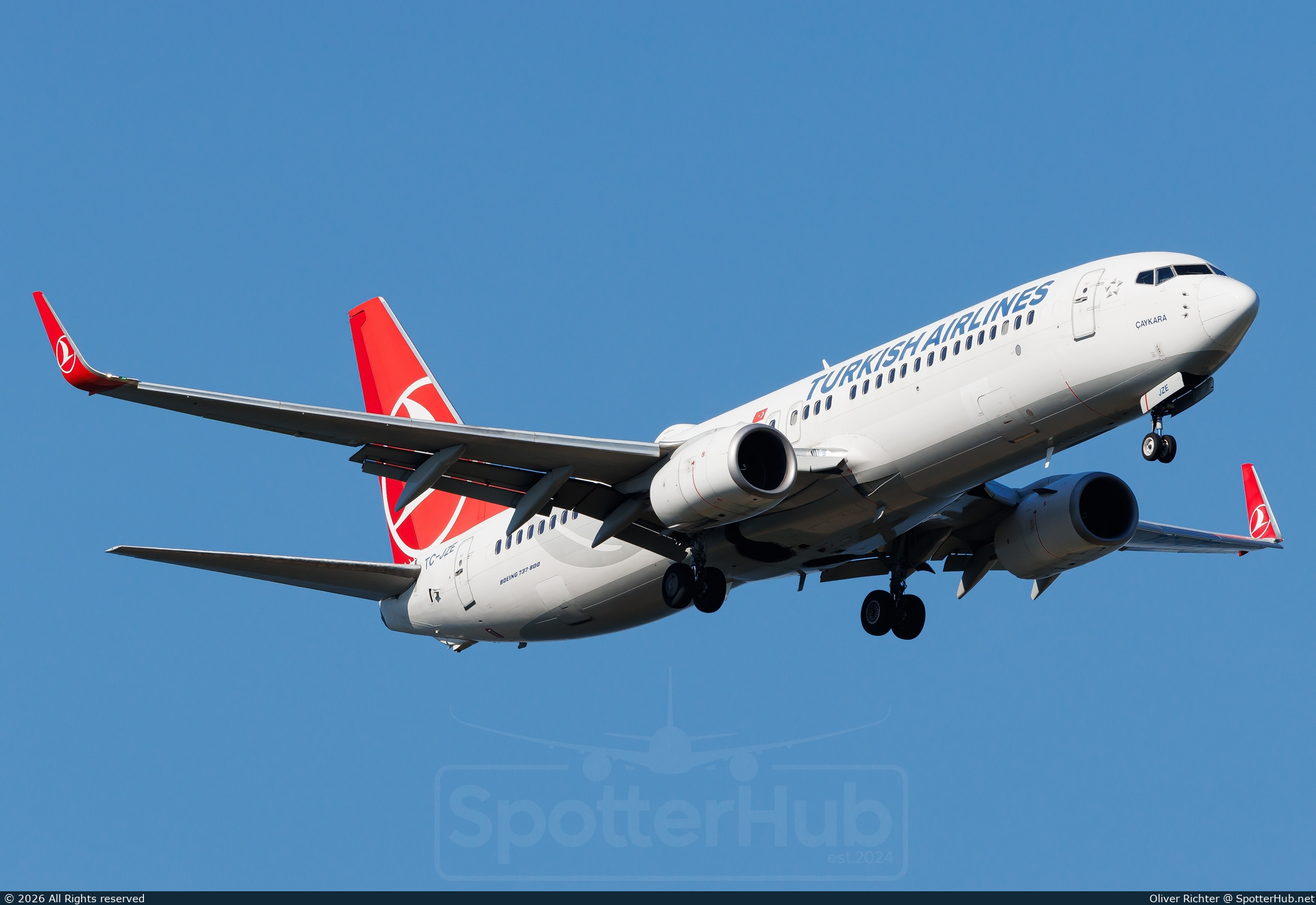 Photo of TC-JZE - Boeing 737-8F2 operated by Turkish Airlines