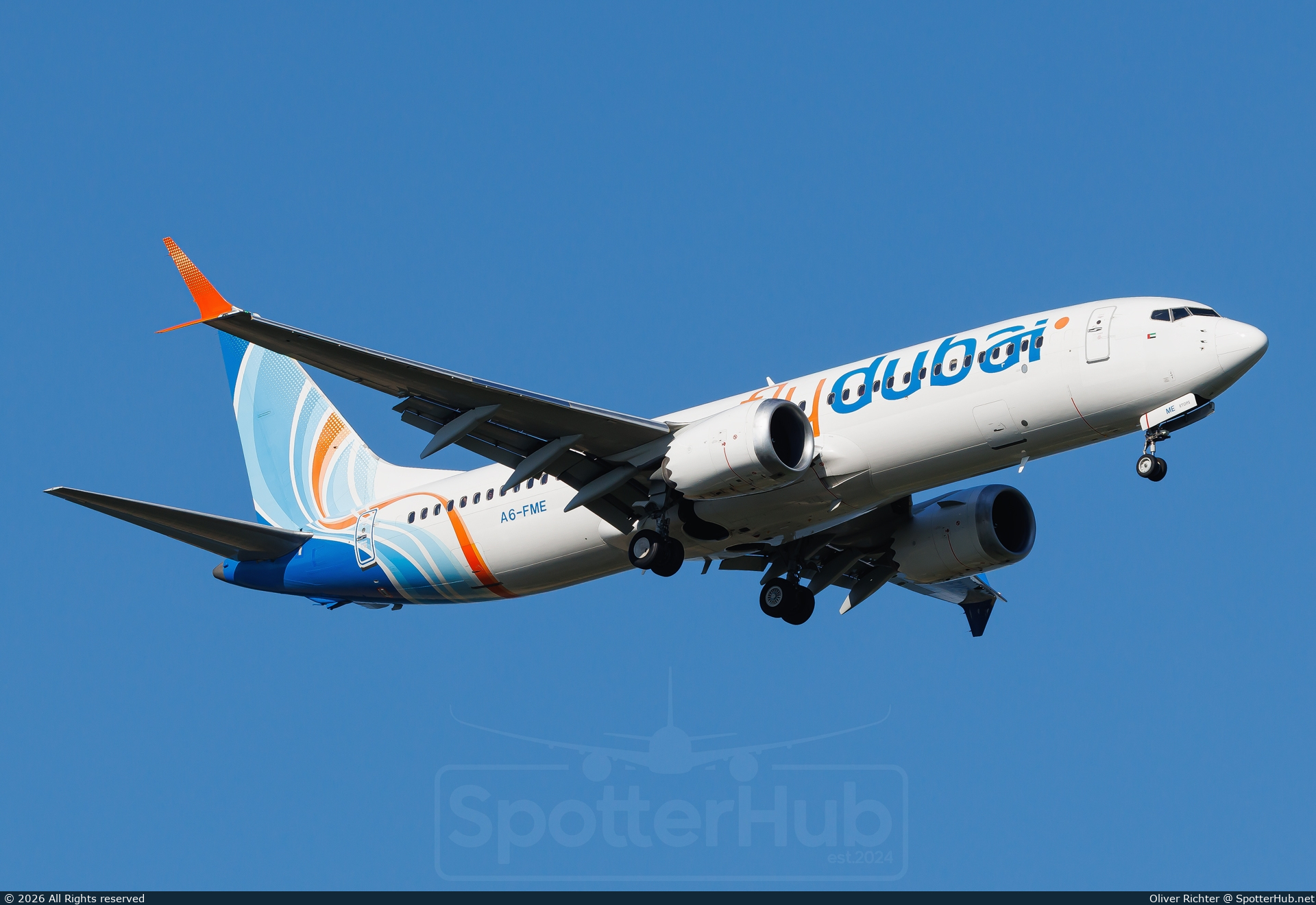 Photo of A6-FME - Boeing 737 MAX 8 operated by flydubai