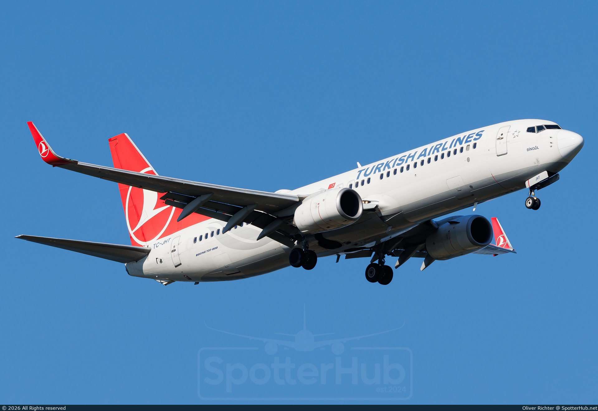 Photo of TC-JHT - Boeing 737-8F2 operated by Turkish Airlines