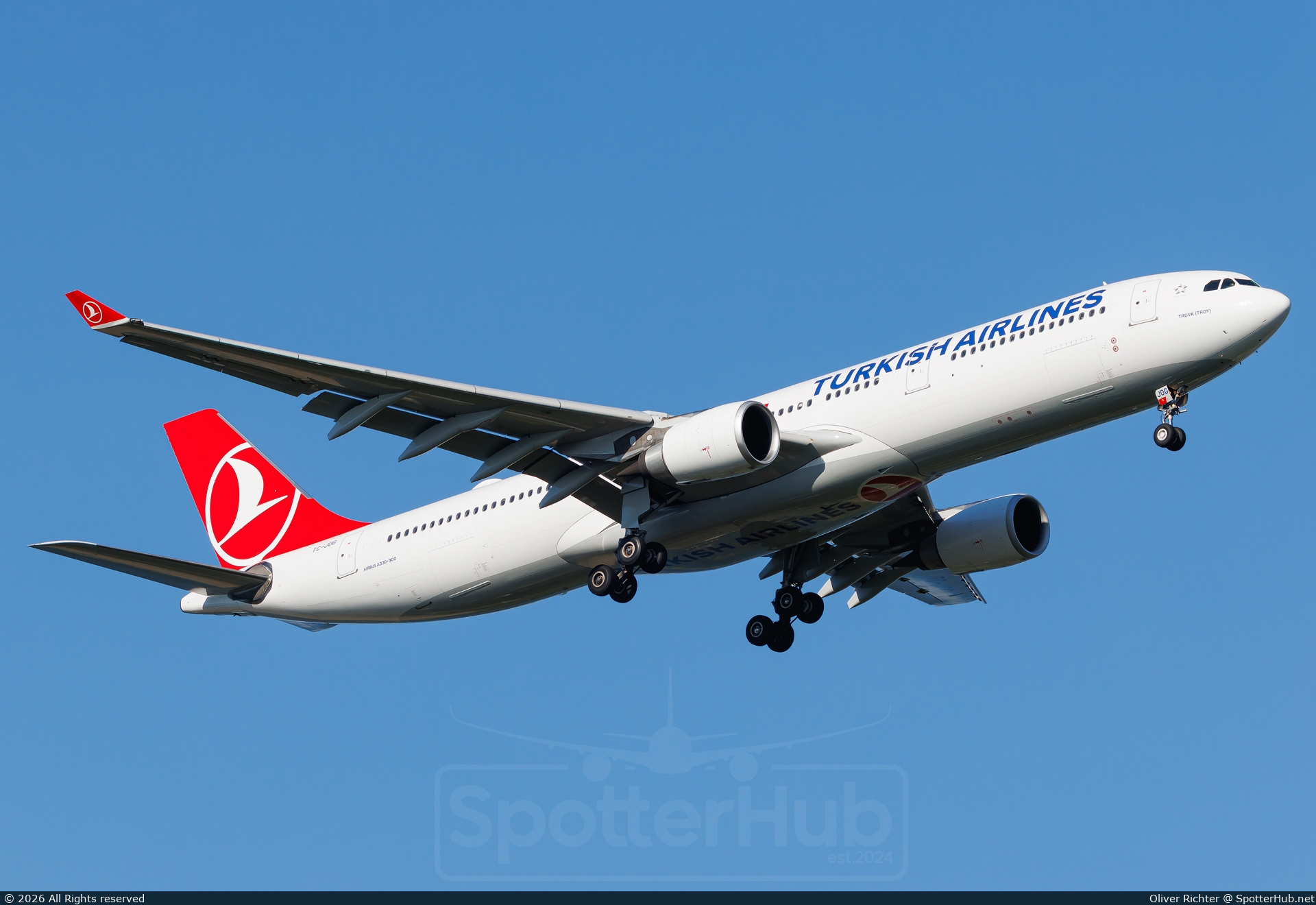 Photo of TC-JOG - Airbus A330-303 operated by Turkish Airlines