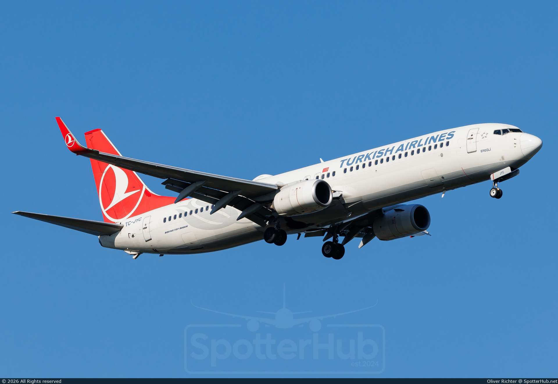Photo of TC-JYC - Boeing 737-9F2(ER) operated by Turkish Airlines