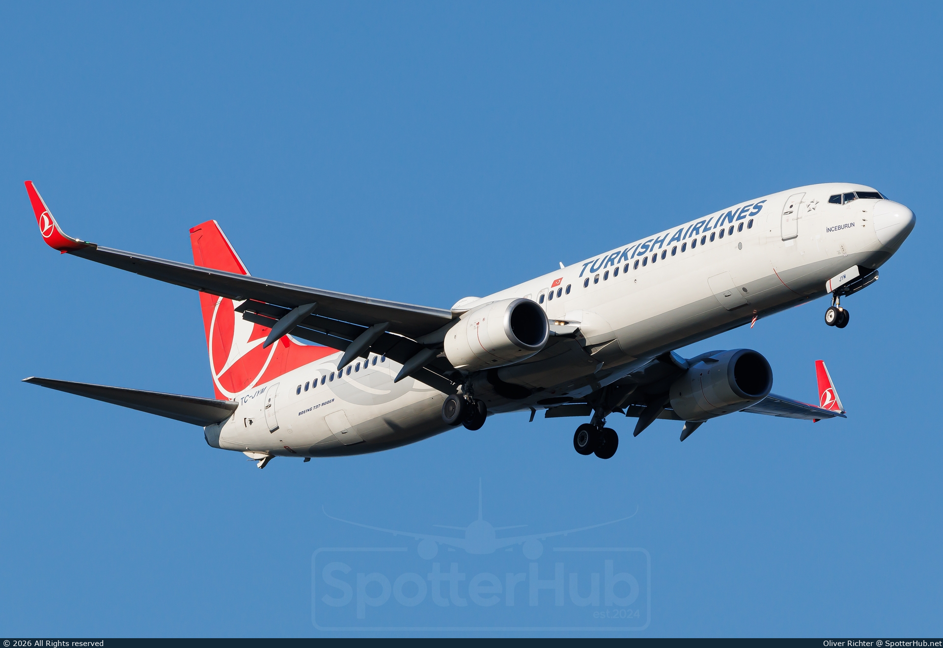 Photo of TC-JYM - Boeing 737-9F2(ER) operated by Turkish Airlines