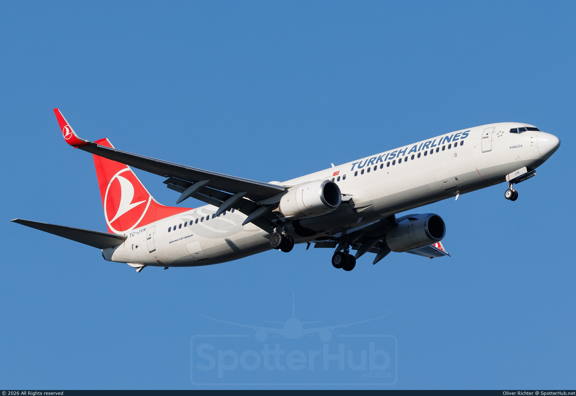 Photo of TC-JYN - Boeing 737-9F2(ER) operated by Turkish Airlines