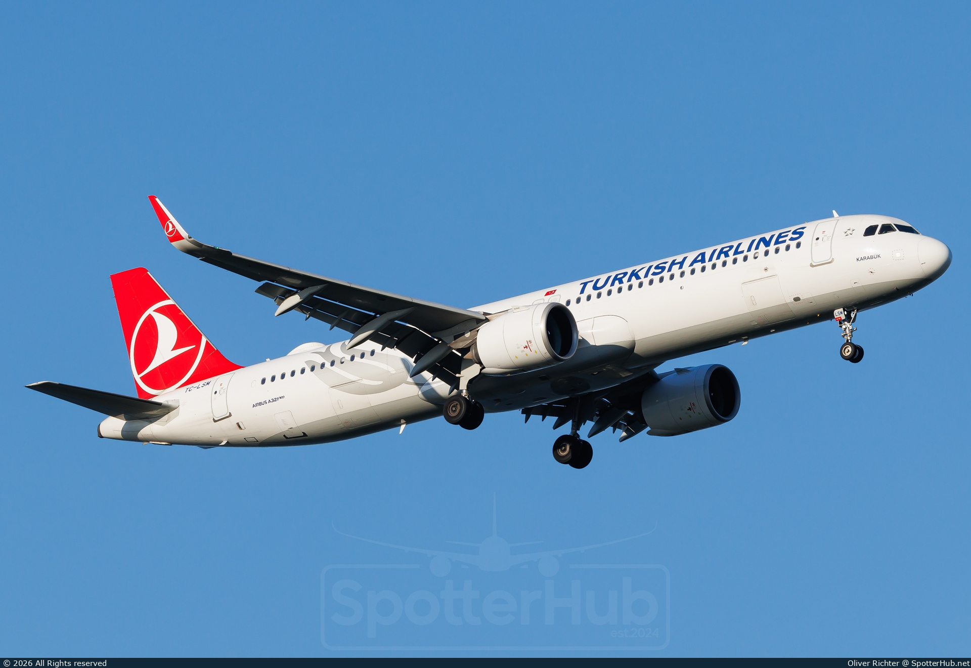 Photo of TC-LSM - Airbus A321-271NX operated by Turkish Airlines
