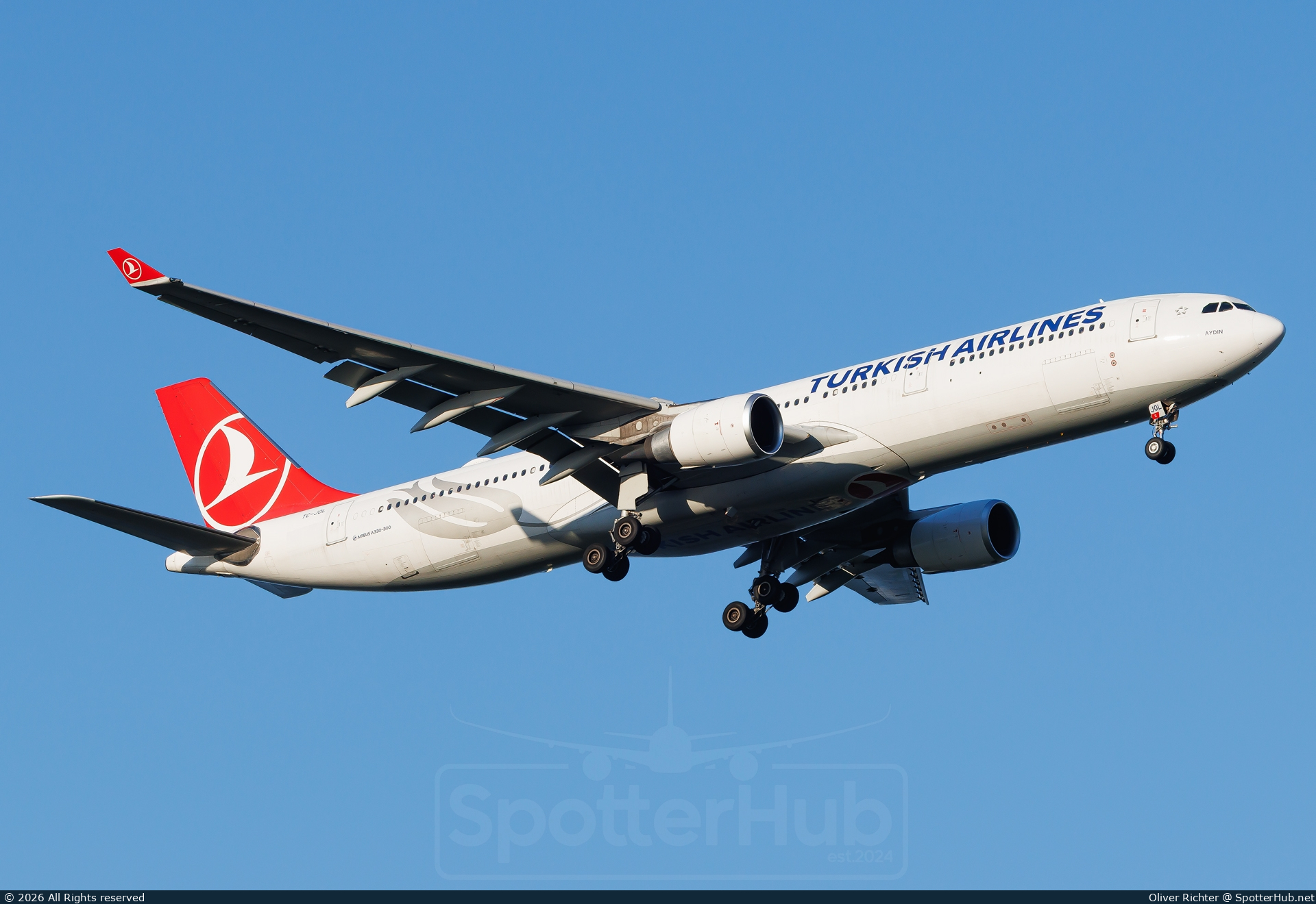 Photo of TC-JOL - Airbus A330-303 operated by Turkish Airlines