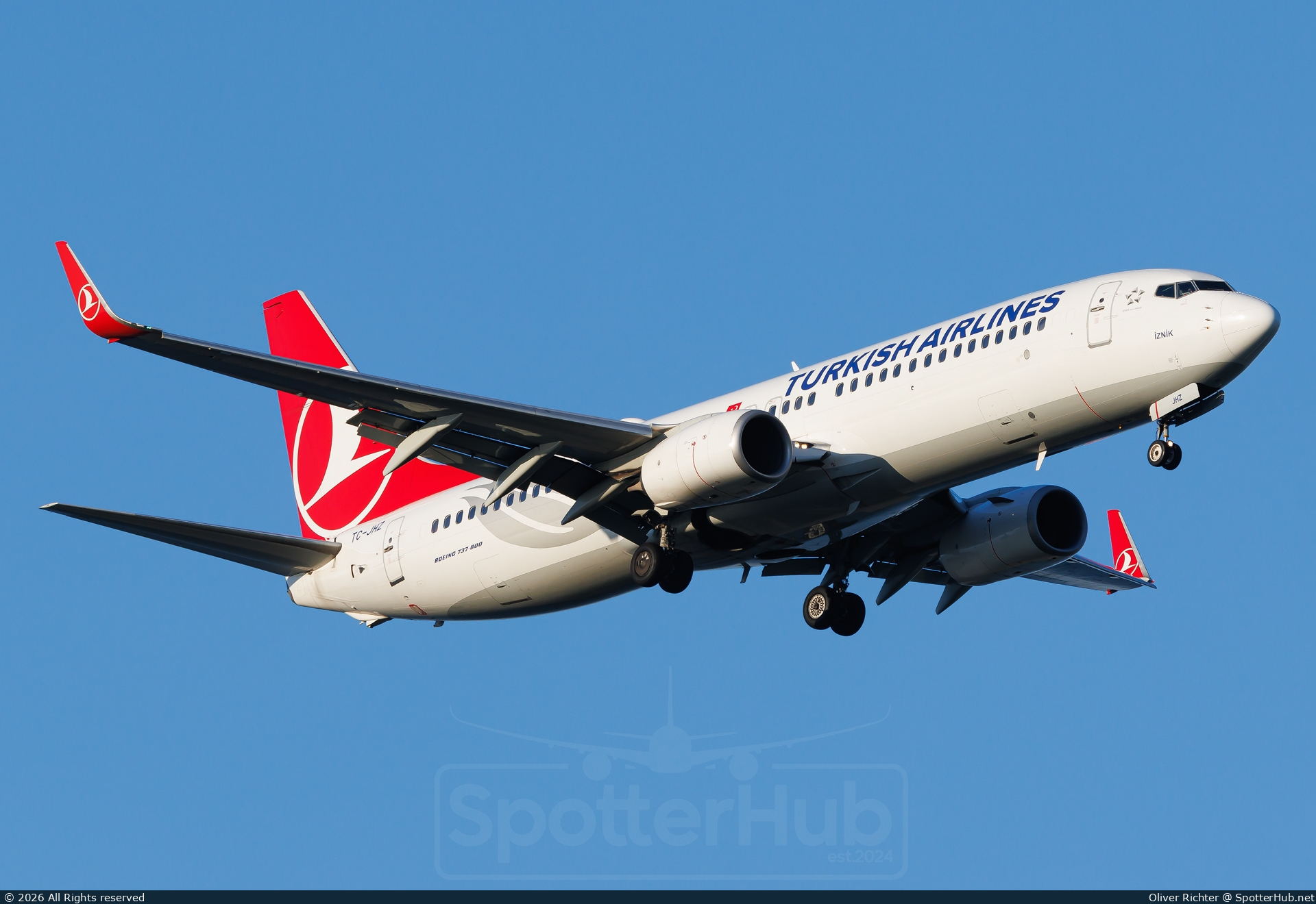 Photo of TC-JHZ - Boeing 737-8F2 operated by Turkish Airlines