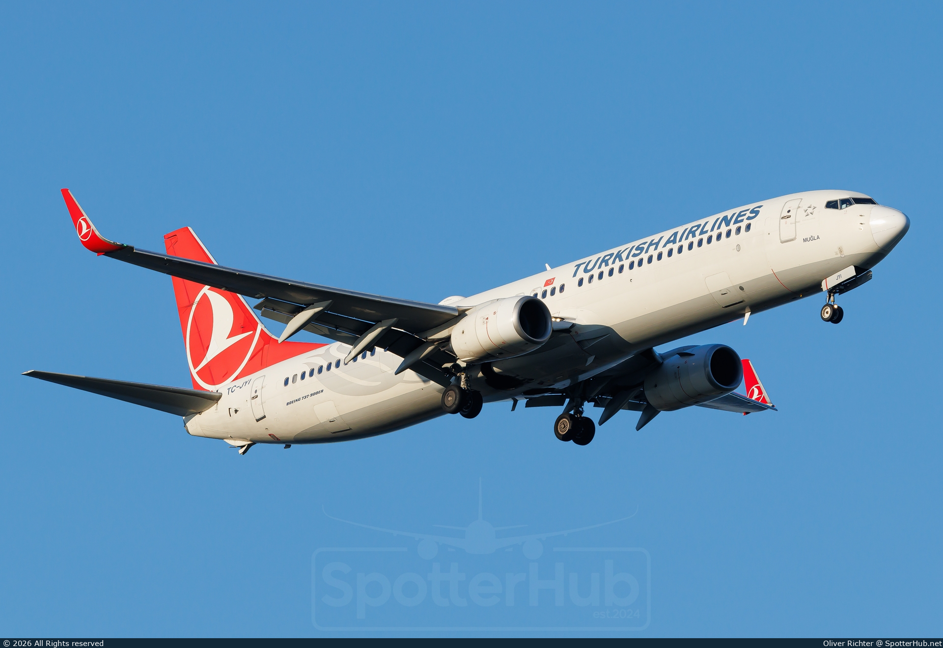 Photo of TC-JYI - Boeing 737-9F2(ER) operated by Turkish Airlines
