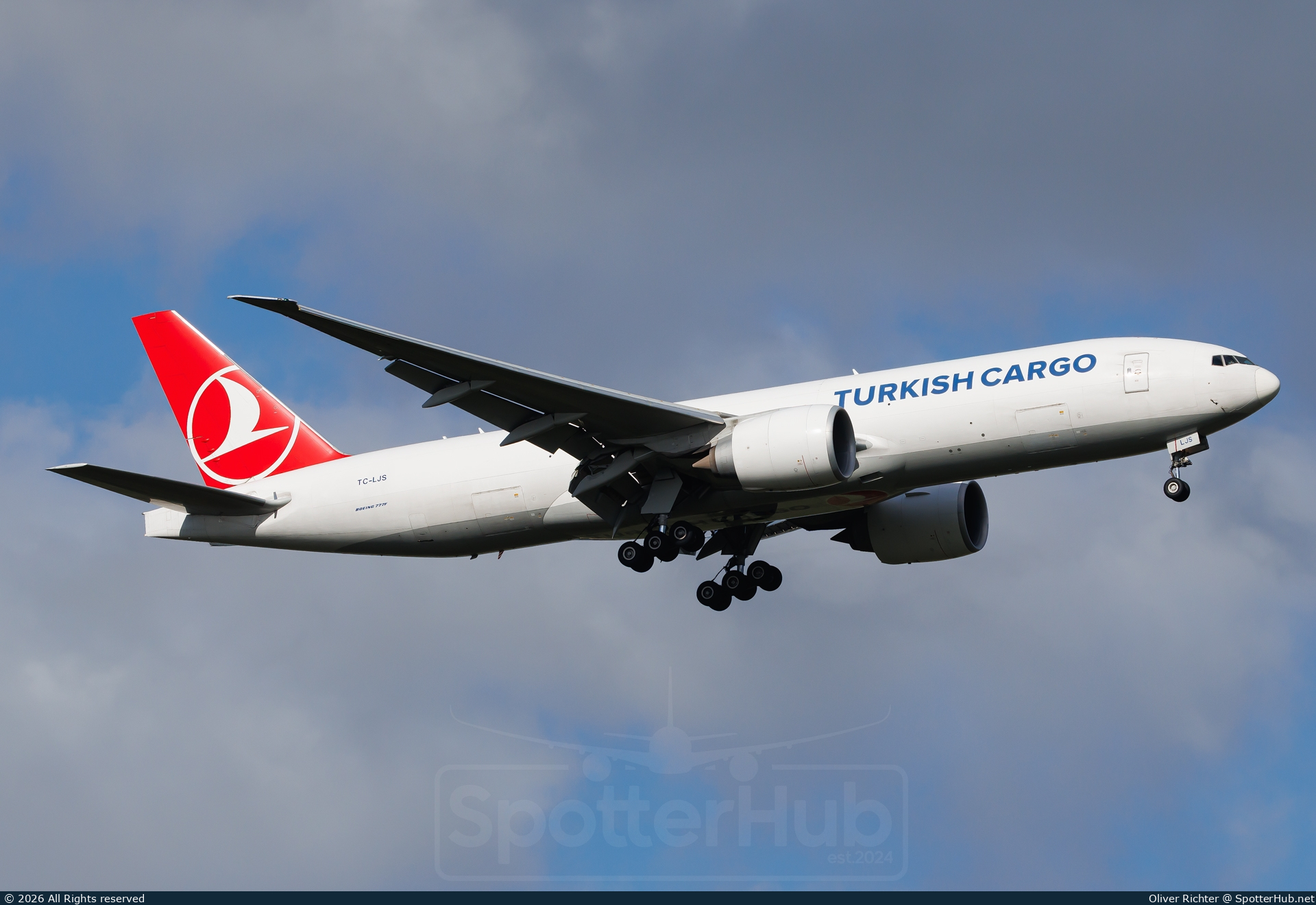 Photo of TC-LJS - Boeing 777-F operated by Turkish Airlines Cargo