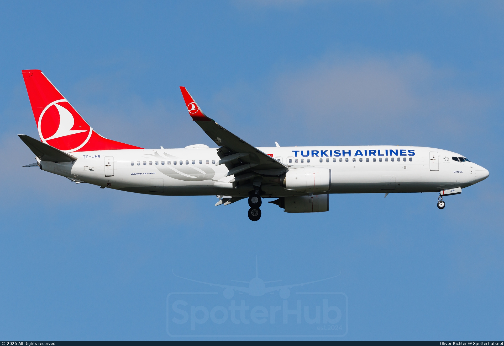 Photo of TC-JHR - Boeing 737-8F2 operated by Turkish Airlines