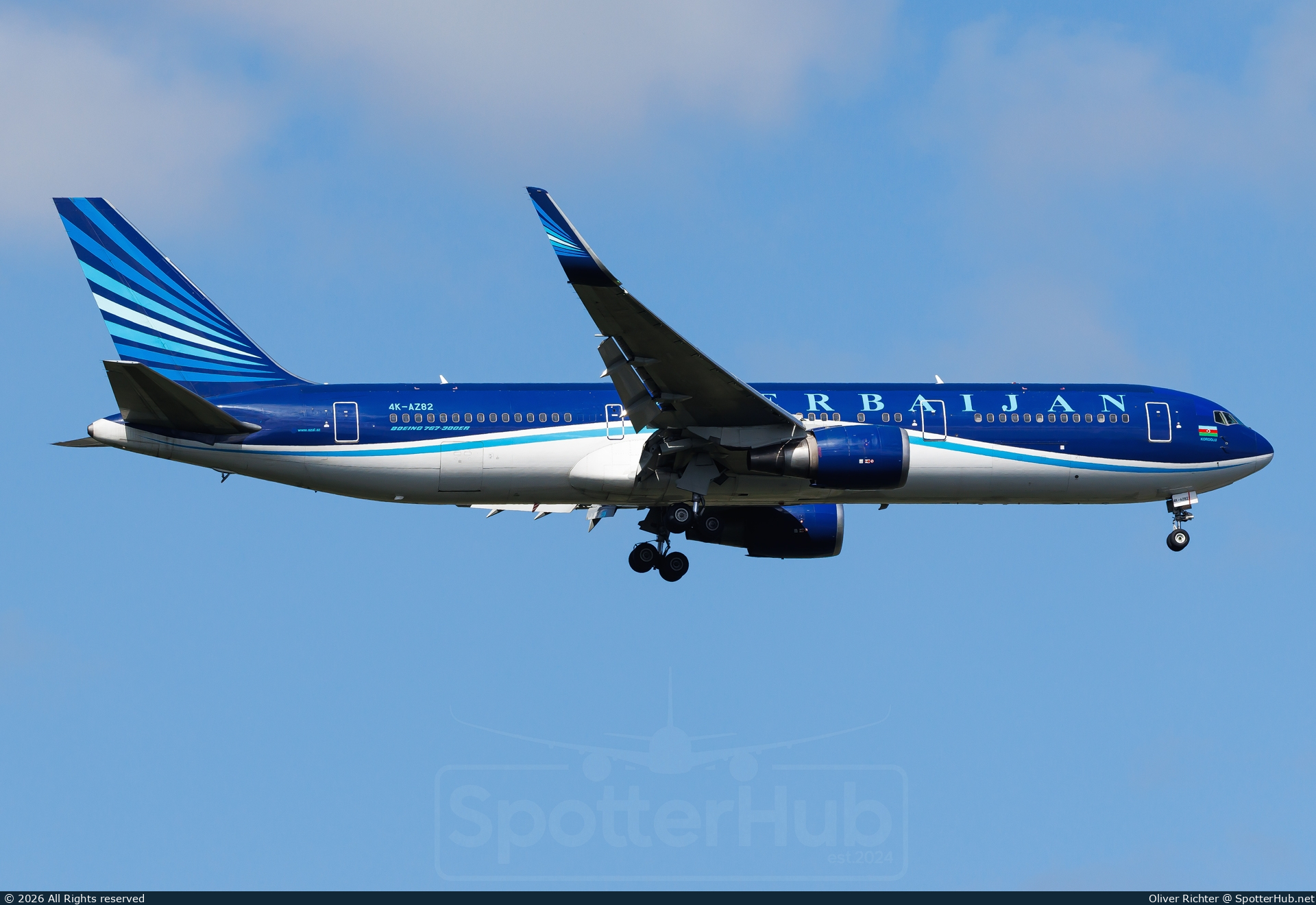 Photo of 4K-AZ82 - Boeing 767-32L(ER) operated by Azerbaijan Airlines