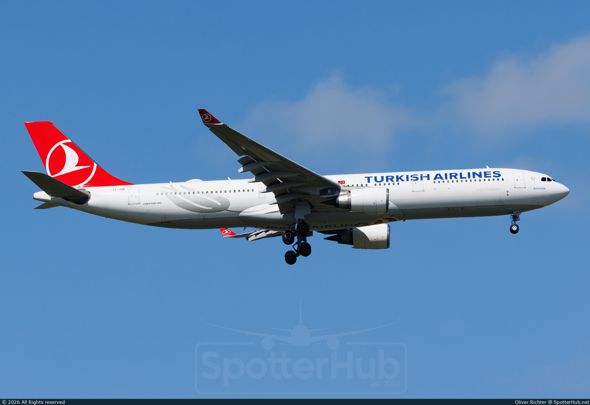 Photo of TC-JOB - Airbus A330-303 operated by Turkish Airlines