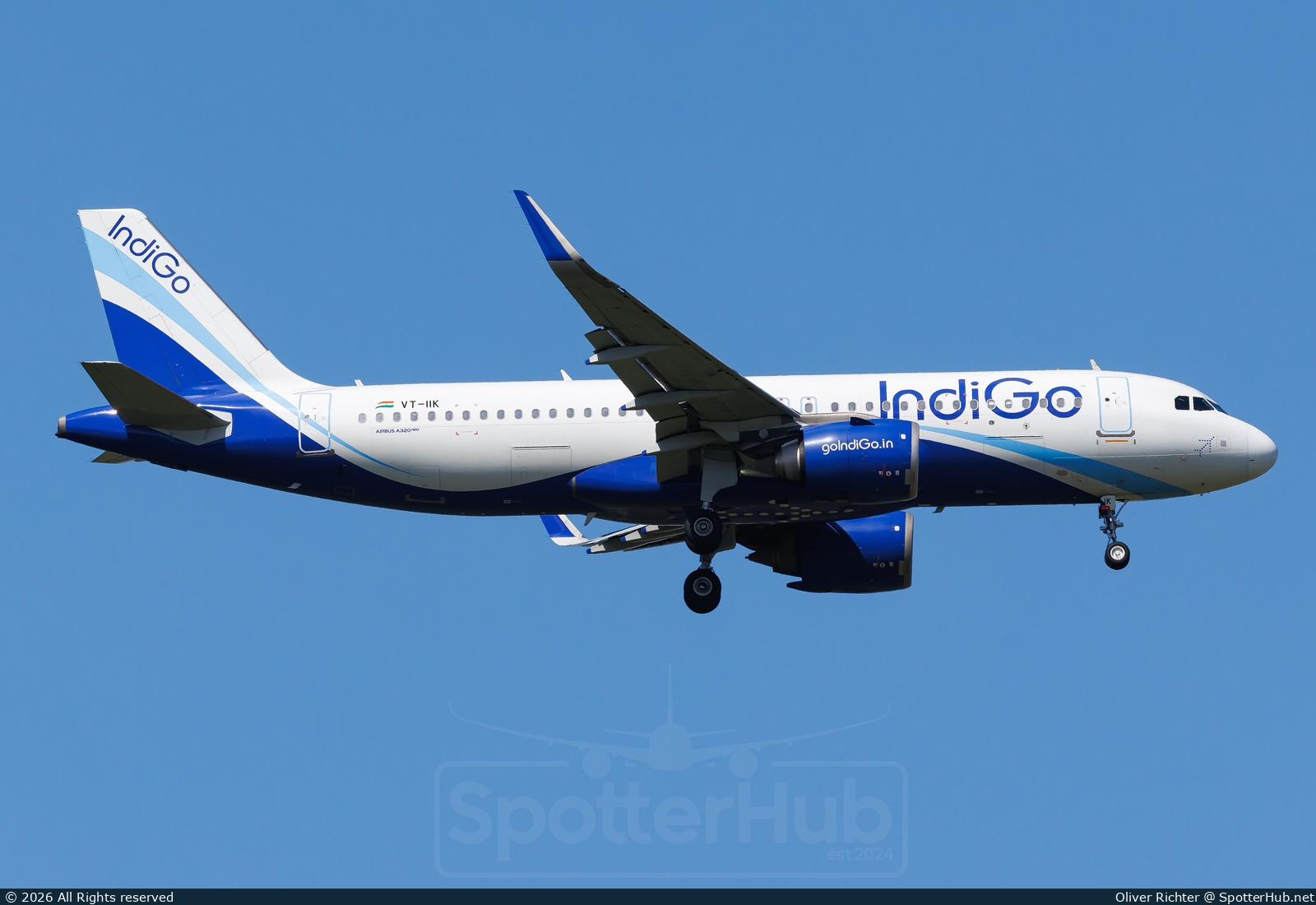 Photo of VT-IIK - Airbus A320-251N operated by IndiGo