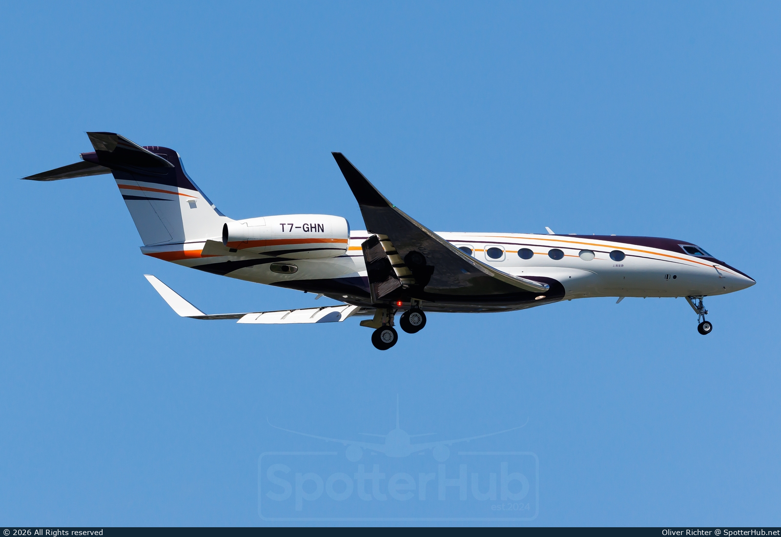 Photo of T7-GHN - Gulfstream G650ER operated by Deer Jet