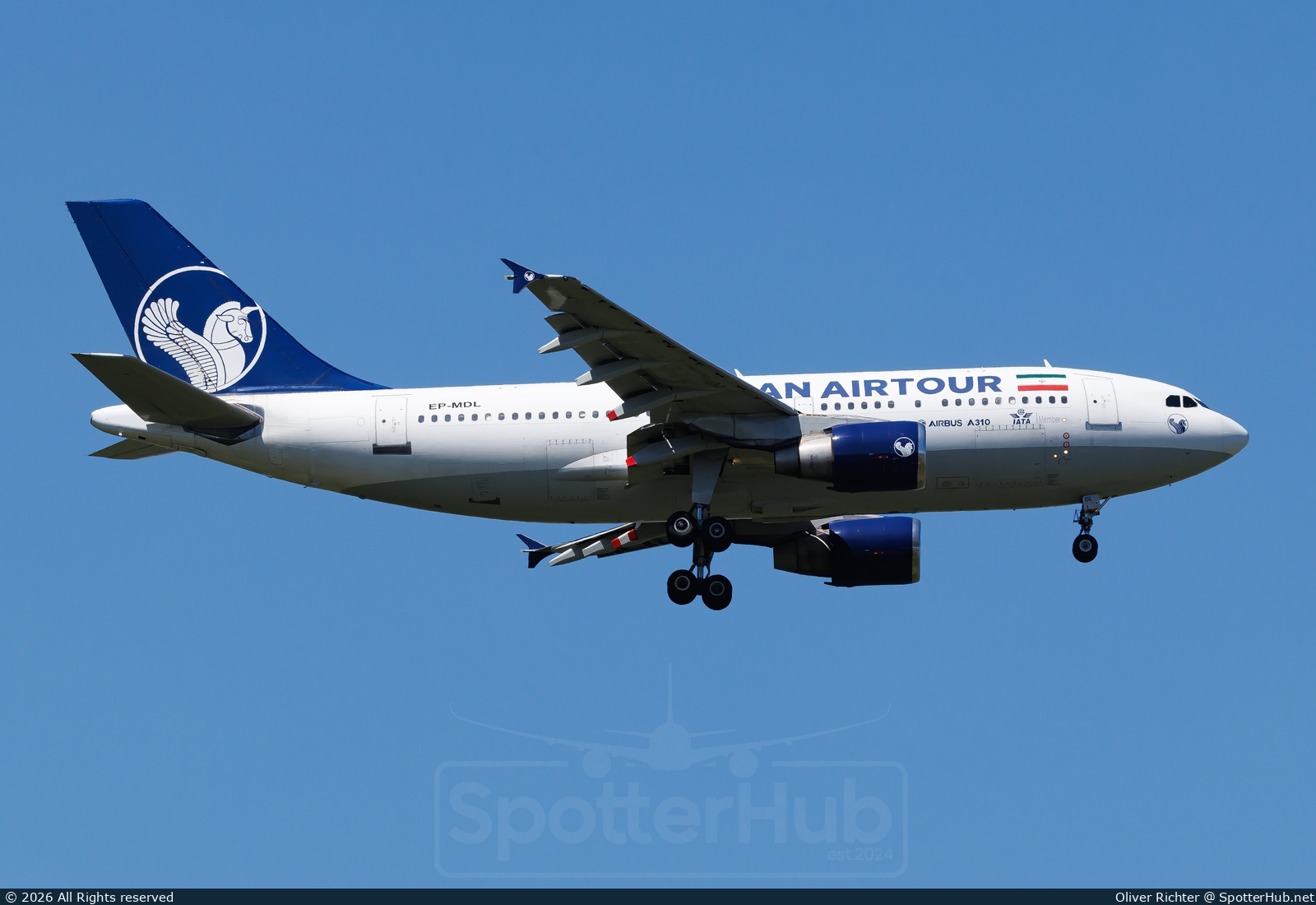Photo of EP-MDL - Airbus A310-325 operated by Iran Airtour