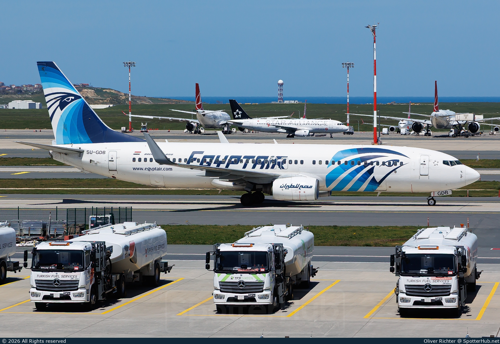Photo of SU-GDB - Boeing 737-866 operated by Egyptair