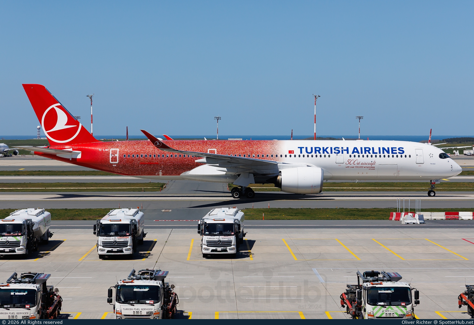 Photo of TC-LHH - Airbus A350-941 operated by Turkish Airlines