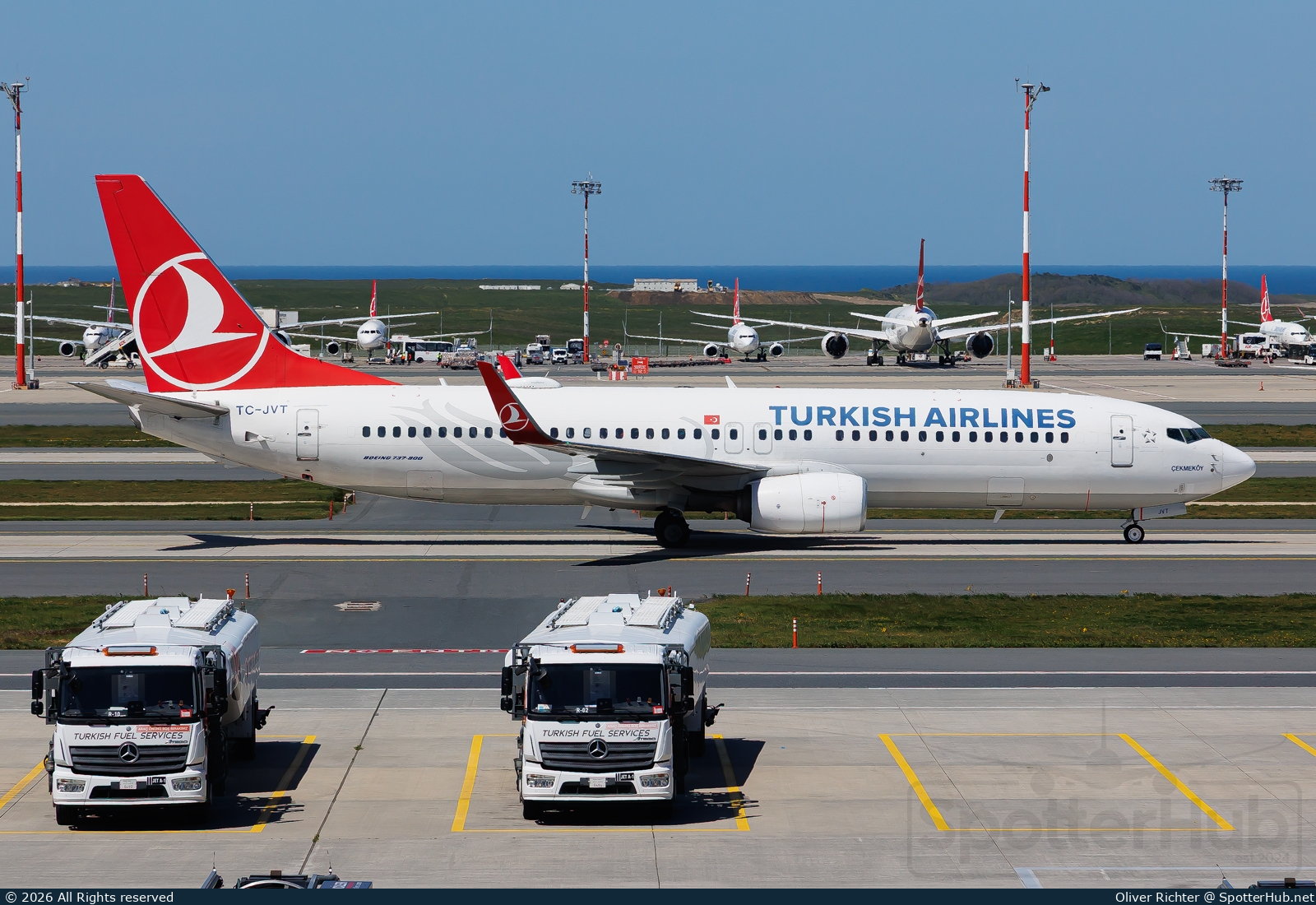 Photo of TC-JVT - Boeing 737-8F2 operated by Turkish Airlines