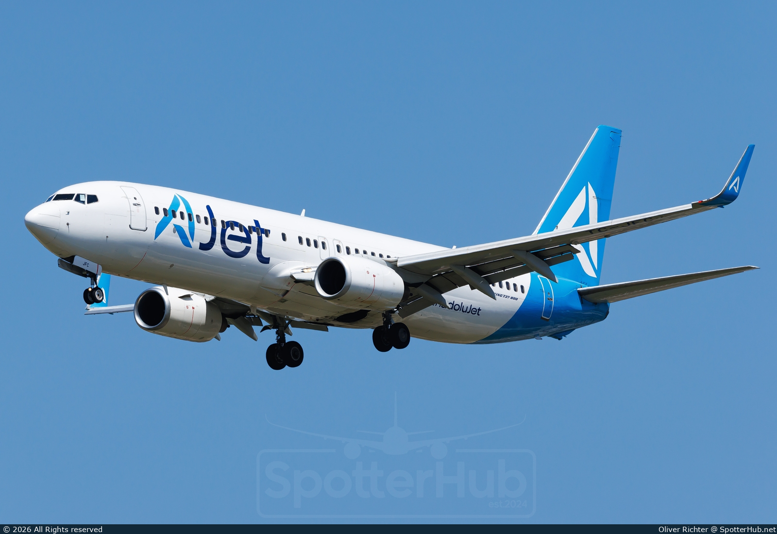 Photo of TC-JFC - Boeing 737-8F2 operated by AJet