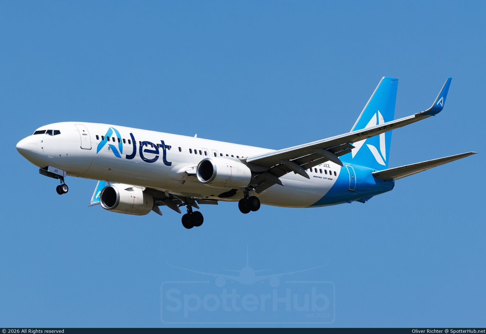 Photo of TC-JZZ - Boeing 737-8KV operated by AJet