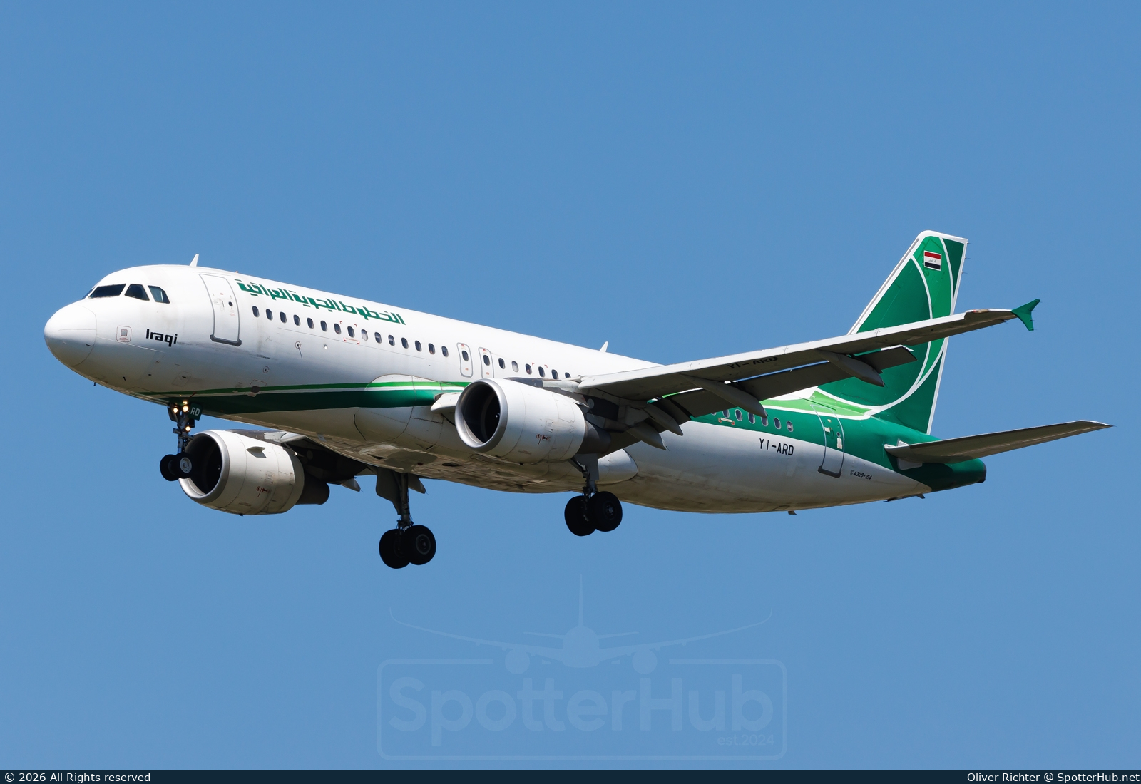 Photo of YI-ARD - Airbus A320-214 operated by Iraqi Airways