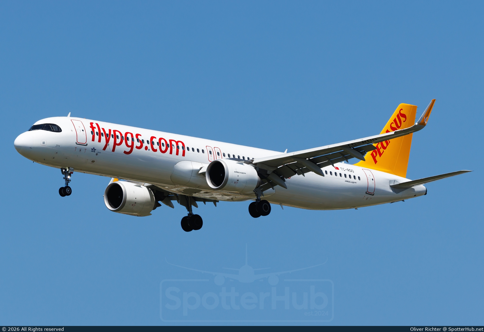 Photo of TC-RDO - Airbus A321-251NX operated by Pegasus Airlines