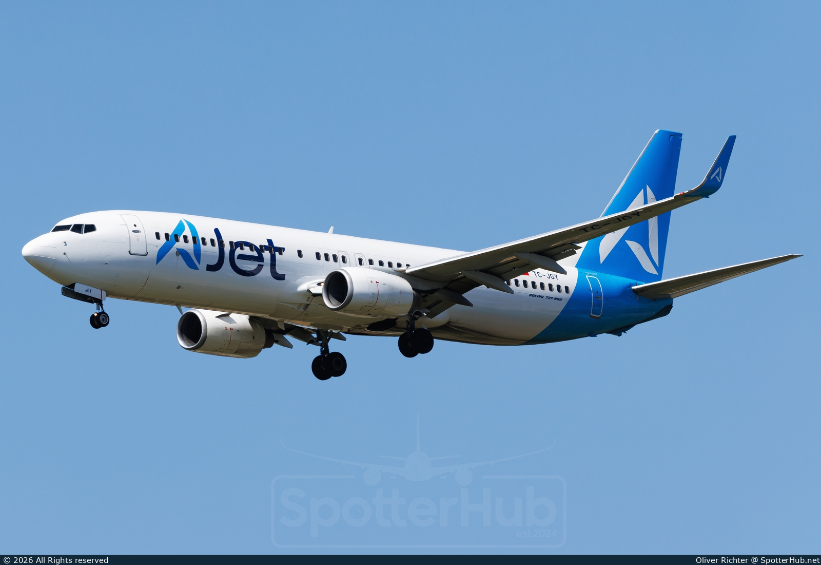 Photo of TC-JGY - Boeing 737-8F2 operated by AJet