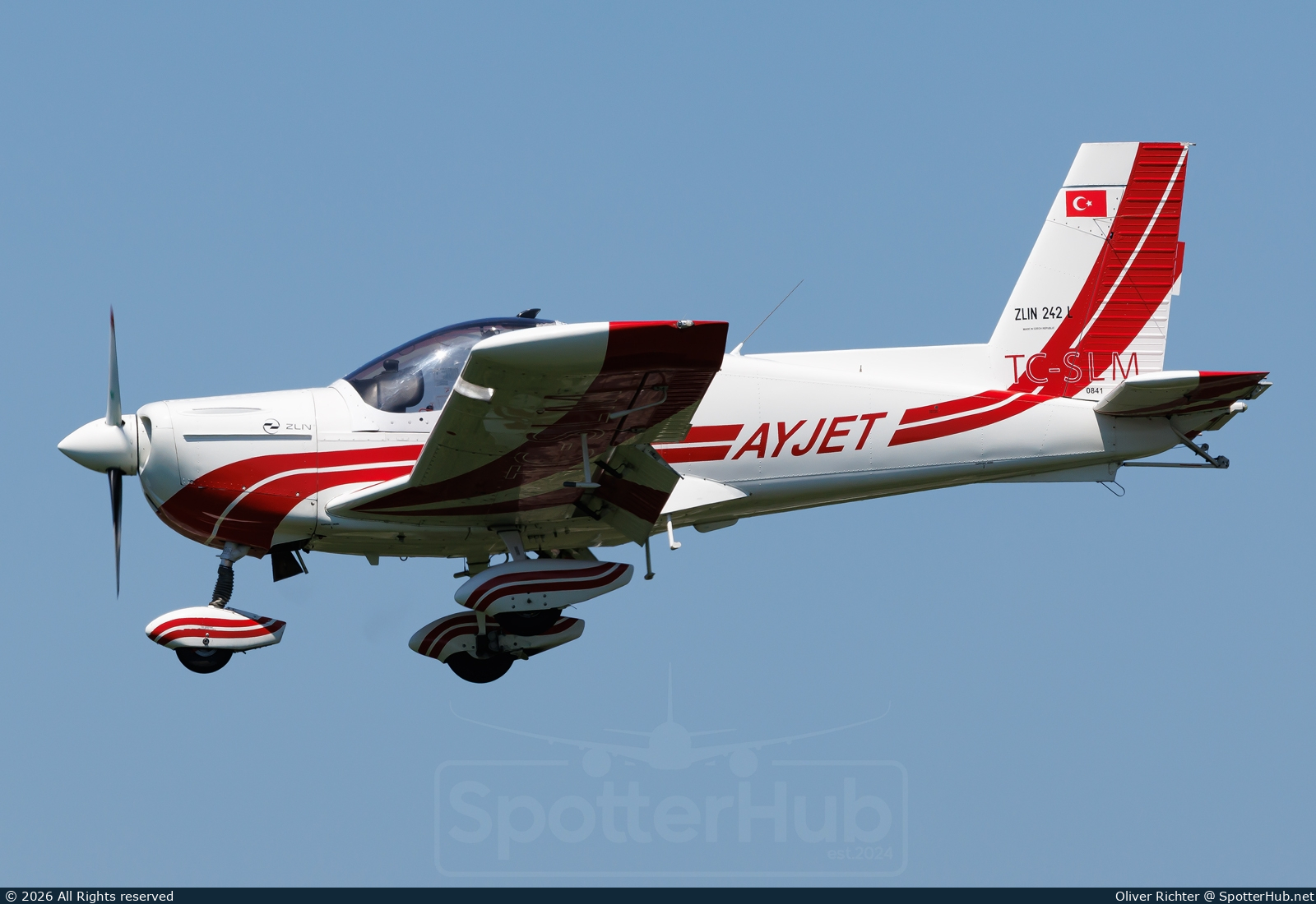 Photo of TC-SLM - Zlín Z-242L operated by Ayjet