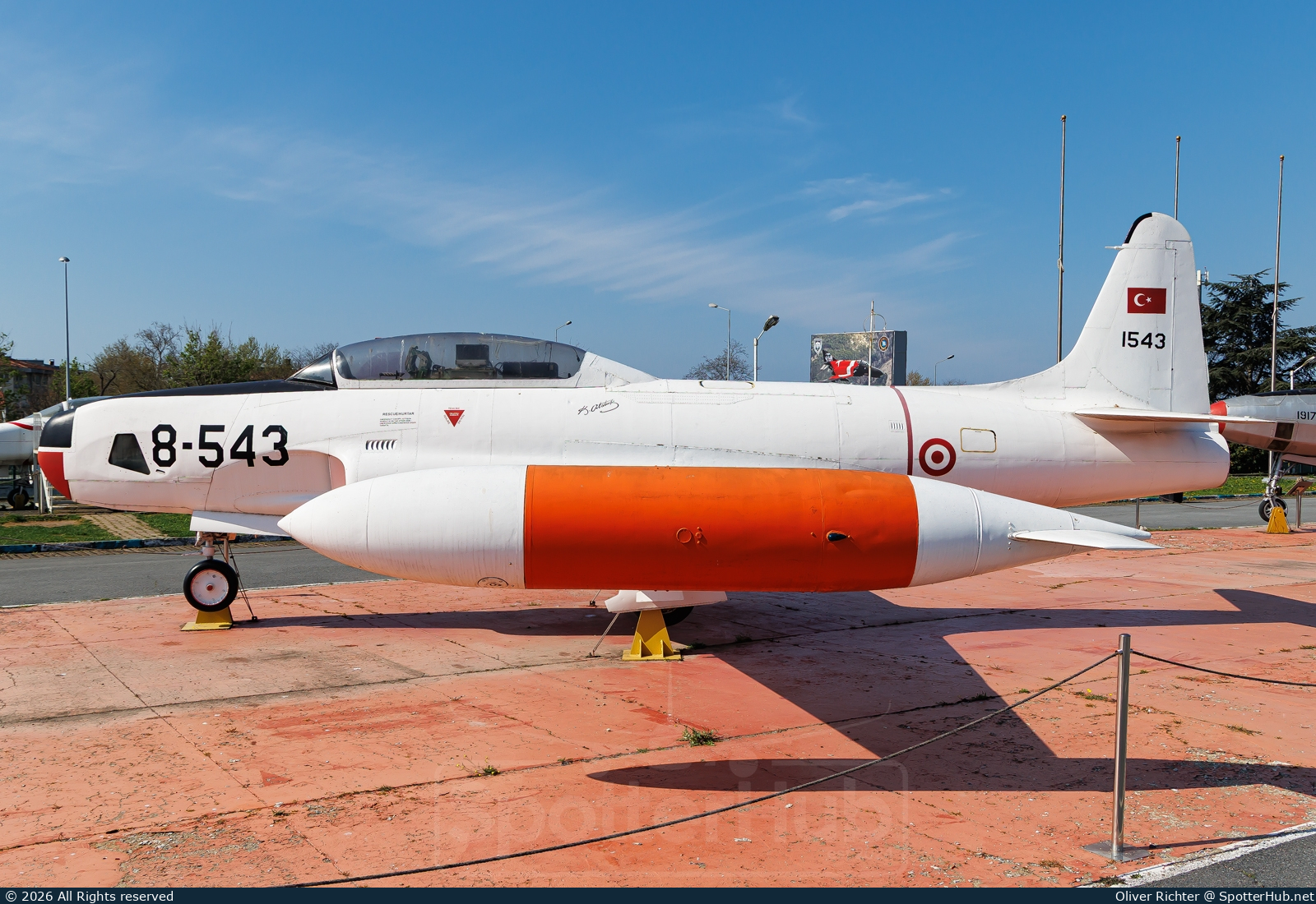 Photo of 54-1543 - Lockheed RT-33A Shooting Star operated by Turkish Air Force