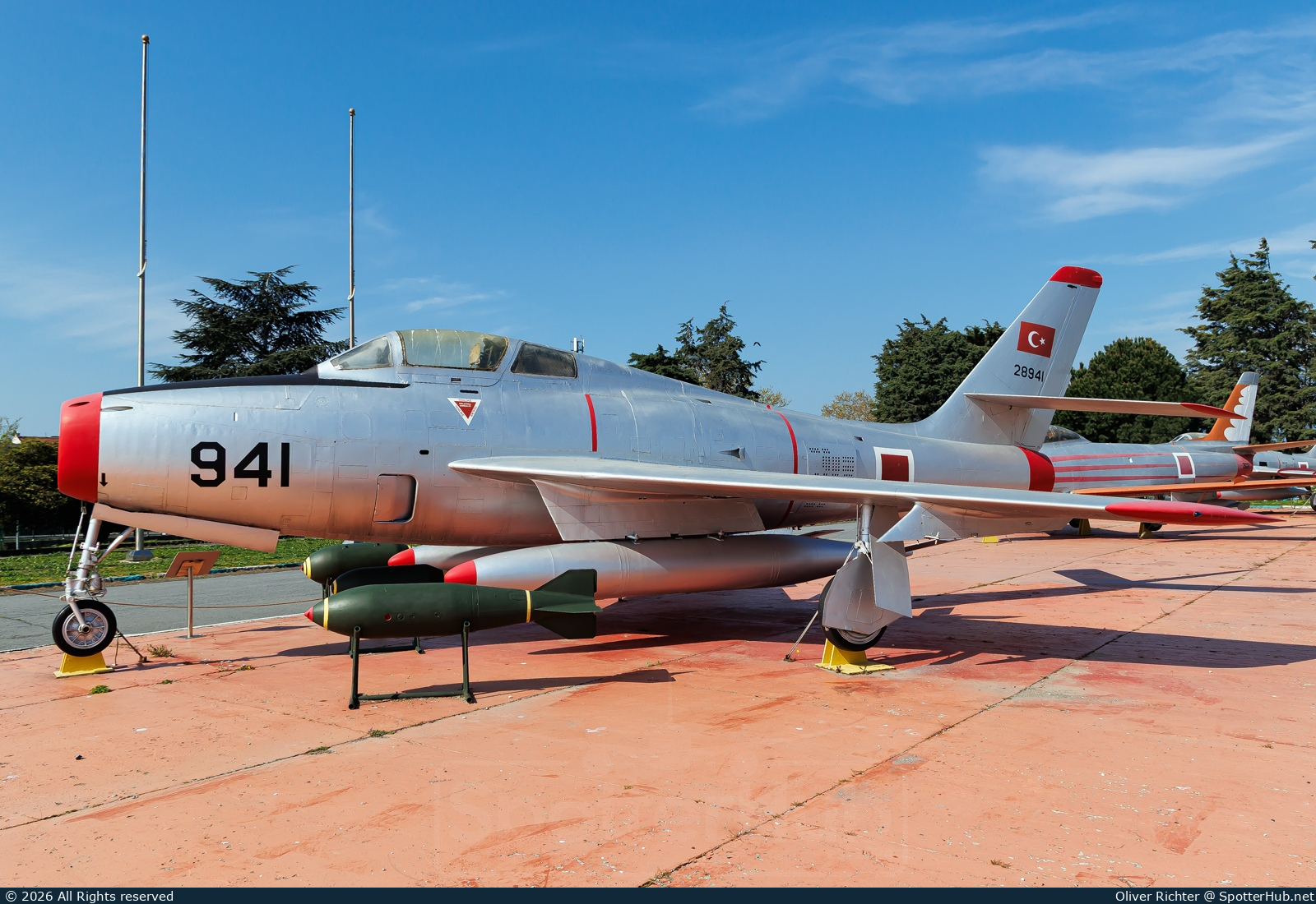 Photo of 52-8941 - Republic RF-84F Thunderflash operated by Turkish Air Force