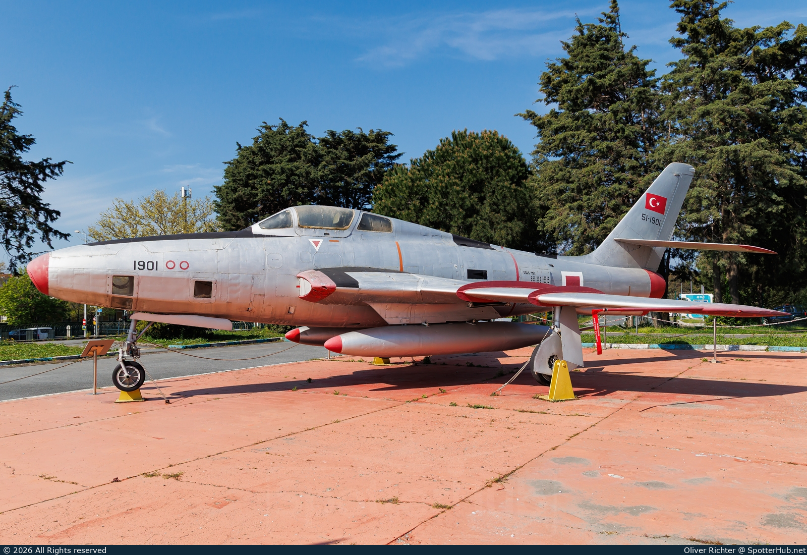Photo of 51-1901 - Republic RF-84F Thunderflash operated by Turkish Air Force