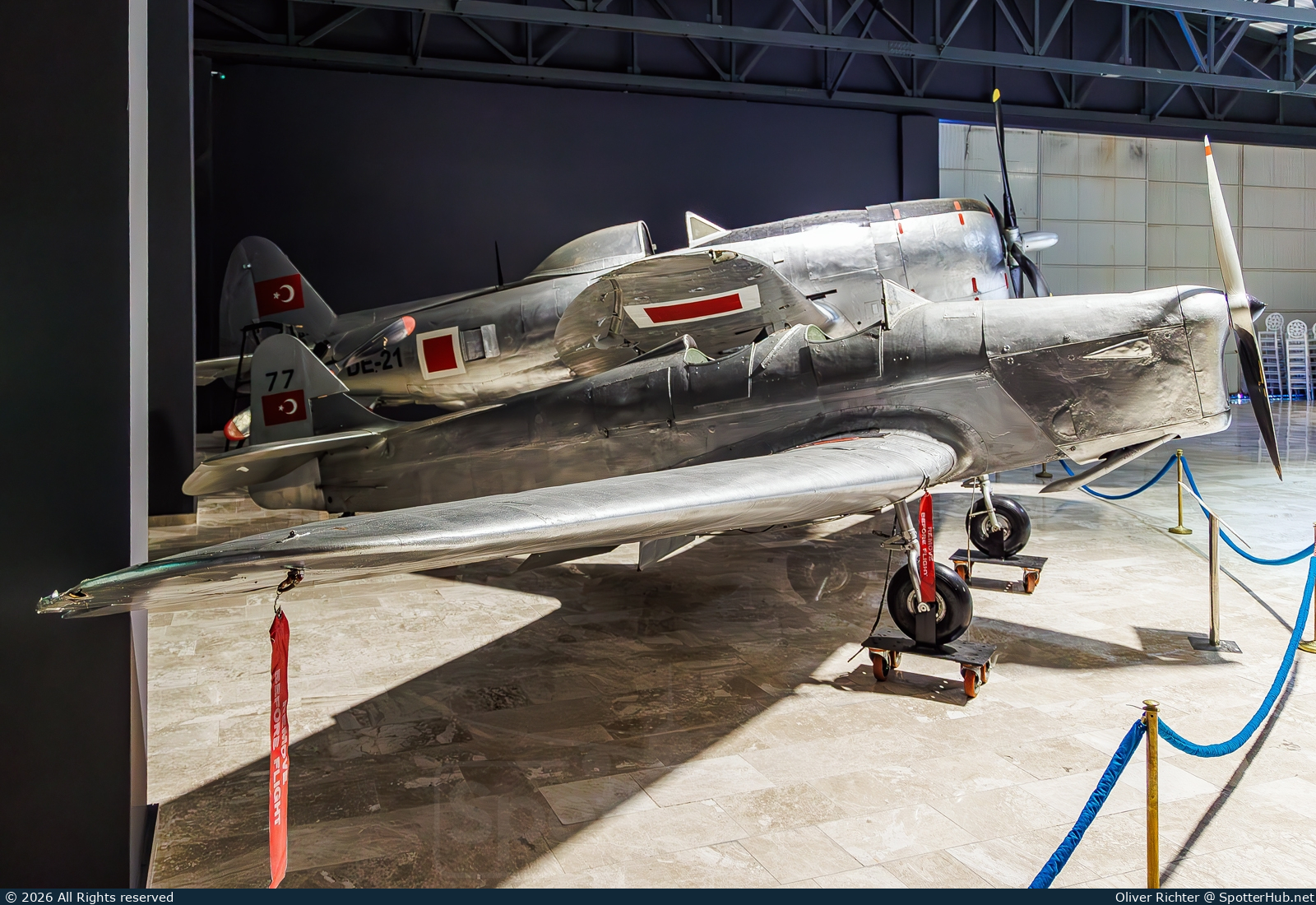 Photo of 77 - Miles M.14 Magister operated by Turkish Air Force