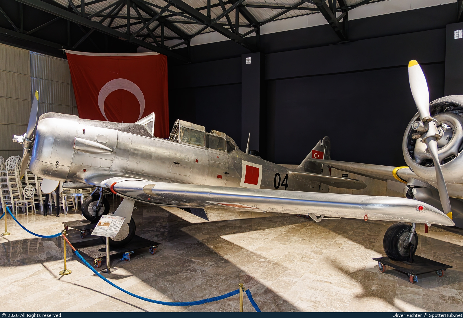 Photo of 7504 - North American T-6G Texan operated by Turkish Air Force