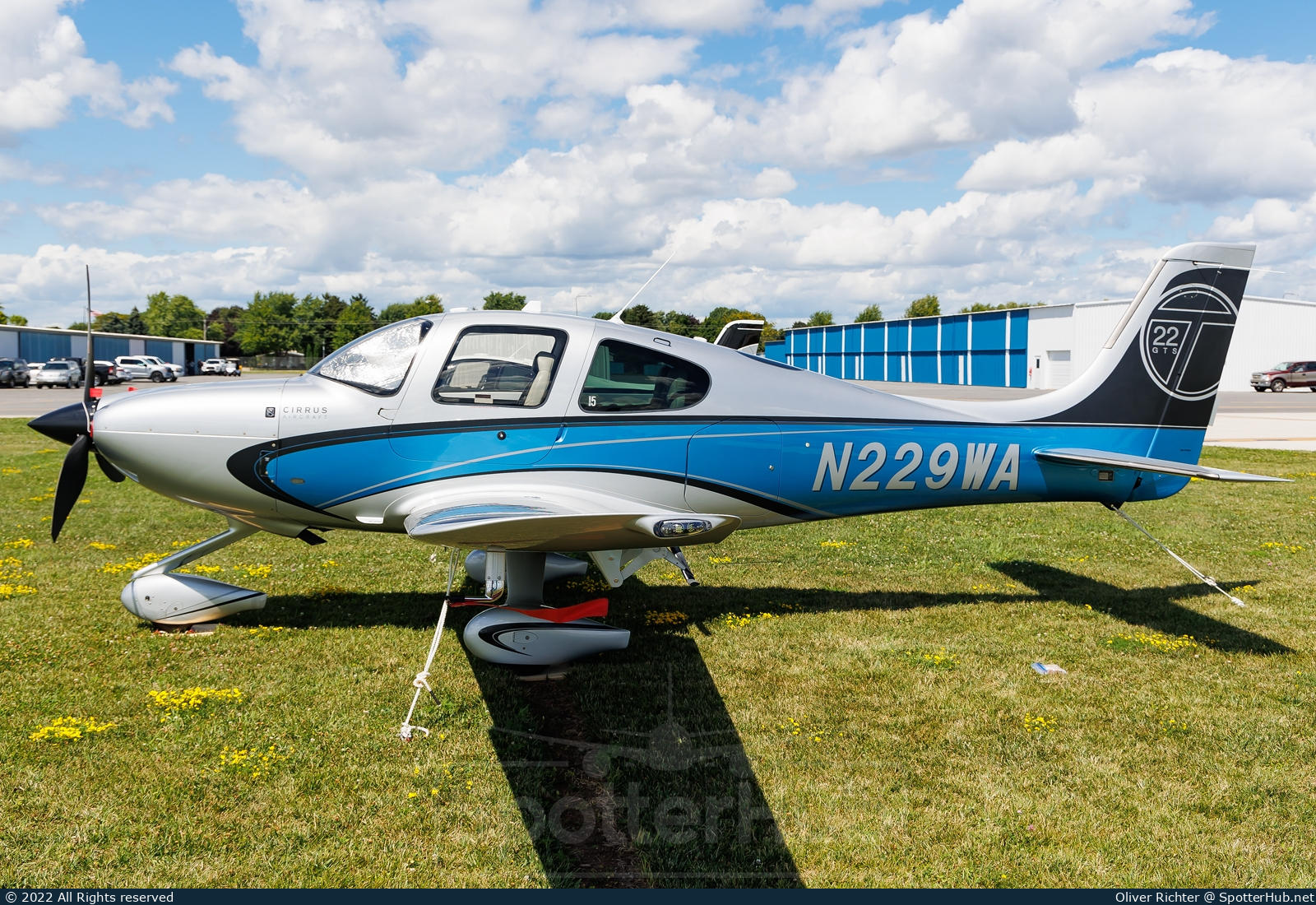 Photo of N229WA - Cirrus SR22T G5 GTS operated by Private