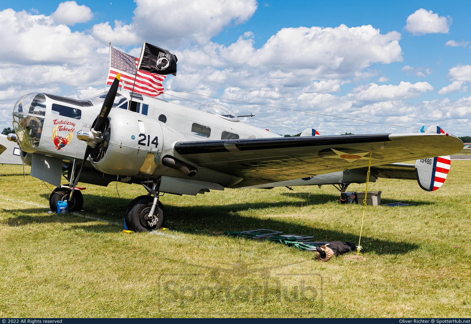 Photo of N214CR - Beechcraft AT-11 Kansan operated by Private