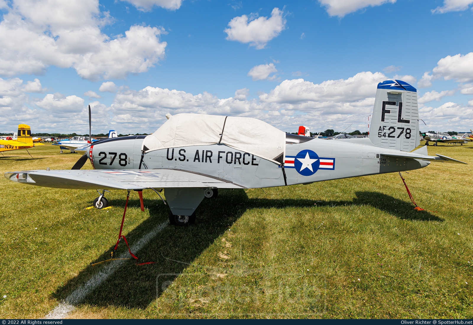 Photo of N34AF - Canadian Car and Foundry T-34A Mentor [Beechcraft T-34] operated by Private