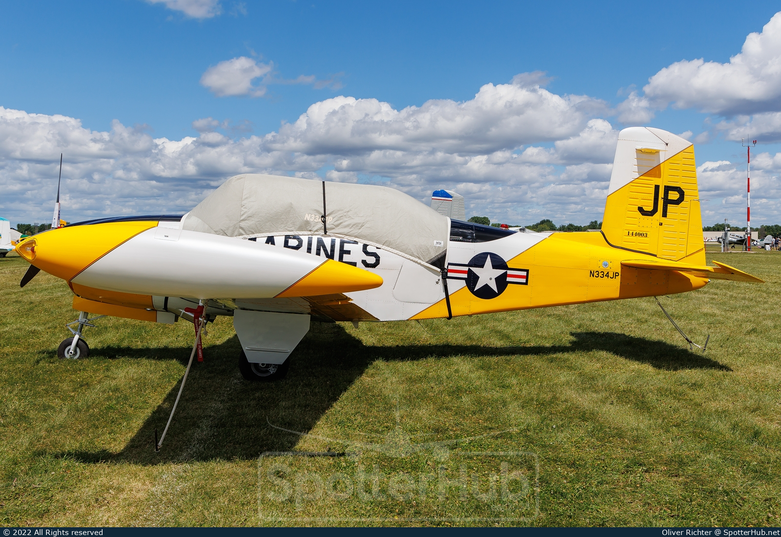 Photo of N334JP - Beechcraft T-34B Mentor operated by Private