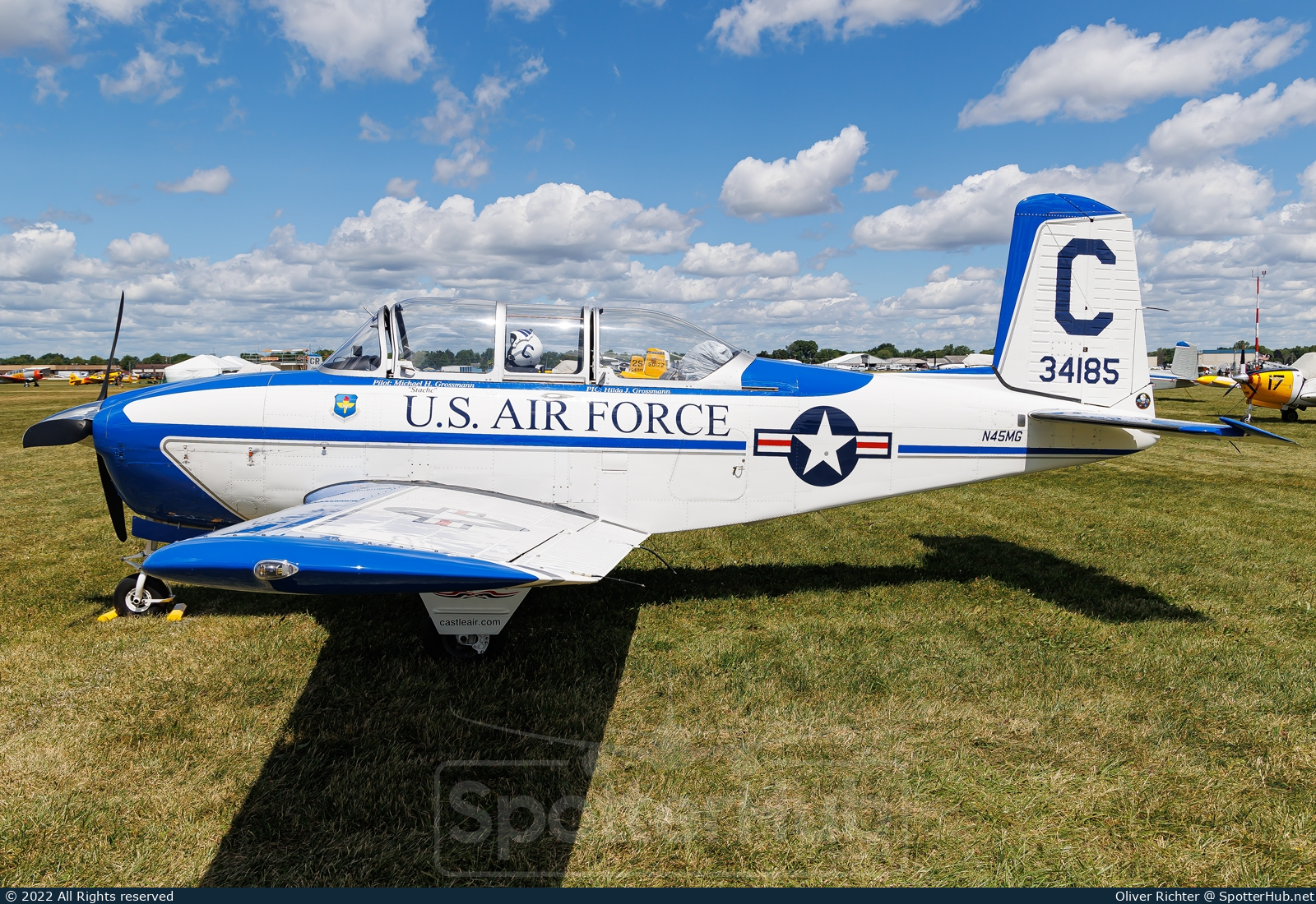 Photo of N45MG - Beechcraft T-34A Mentor operated by Castle Aviation