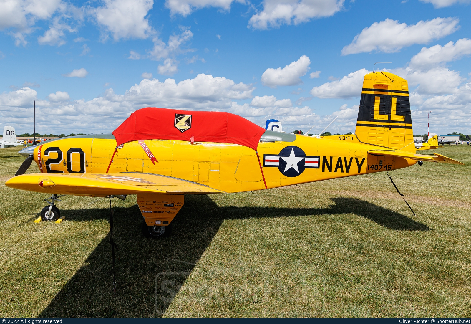 Photo of N134TD - Beechcraft T-34B Mentor operated by Lima Lima Flight Team