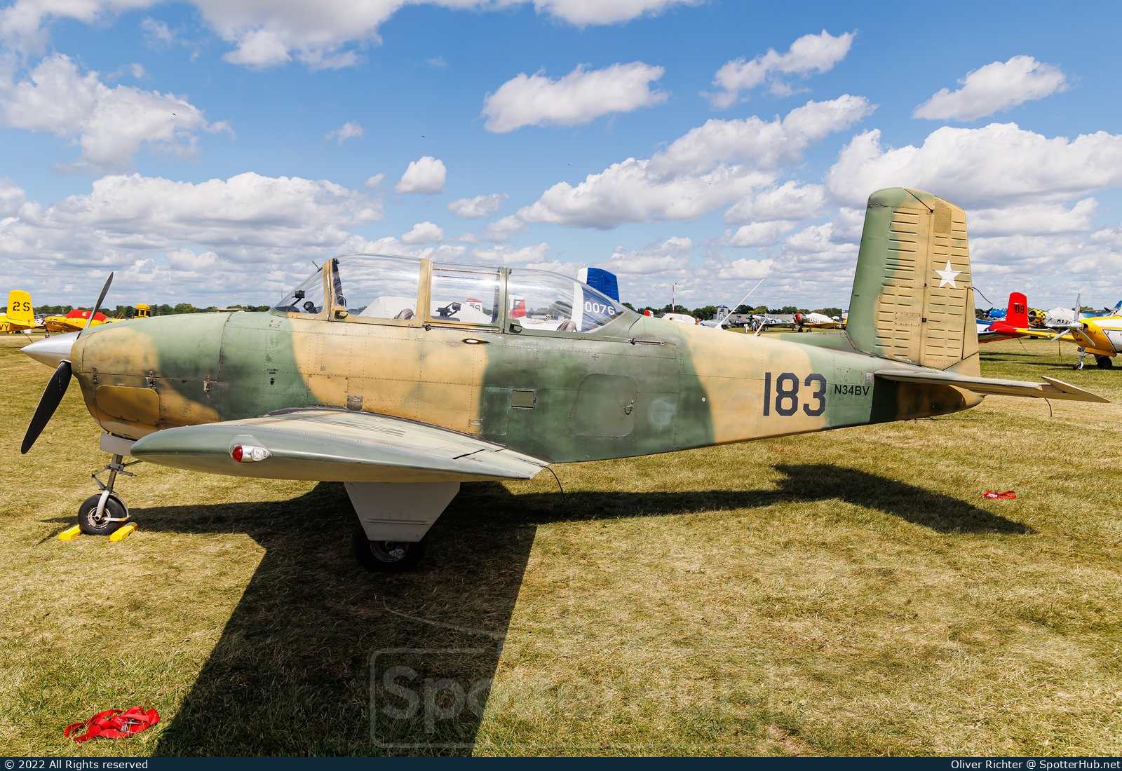 Photo of N34BV - Beechcraft T-34A Mentor operated by Private