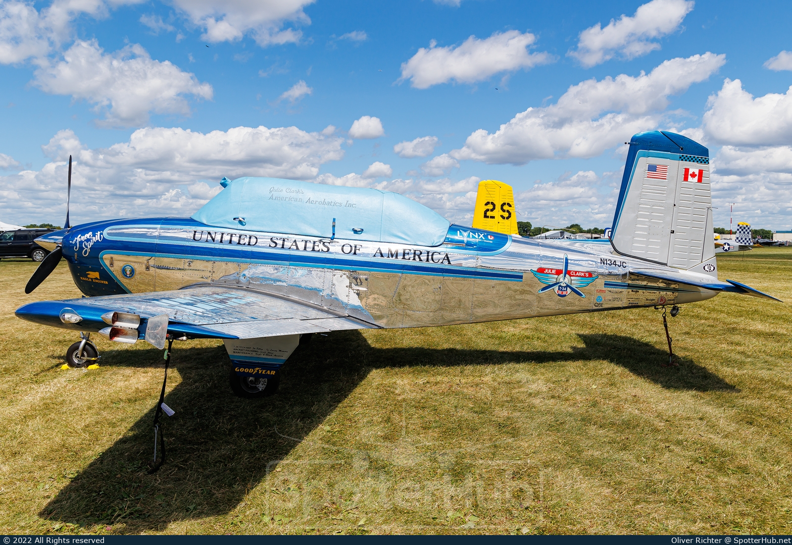 Photo of N134JC - Beechcraft T-34A Mentor operated by American Aerobatics