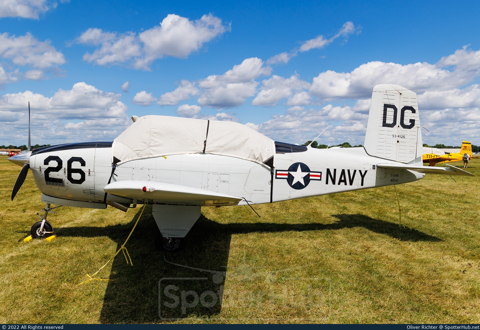 Photo of N834G - Canadian Car and Foundry T-34A Mentor [Beechcraft T-34] operated by Private