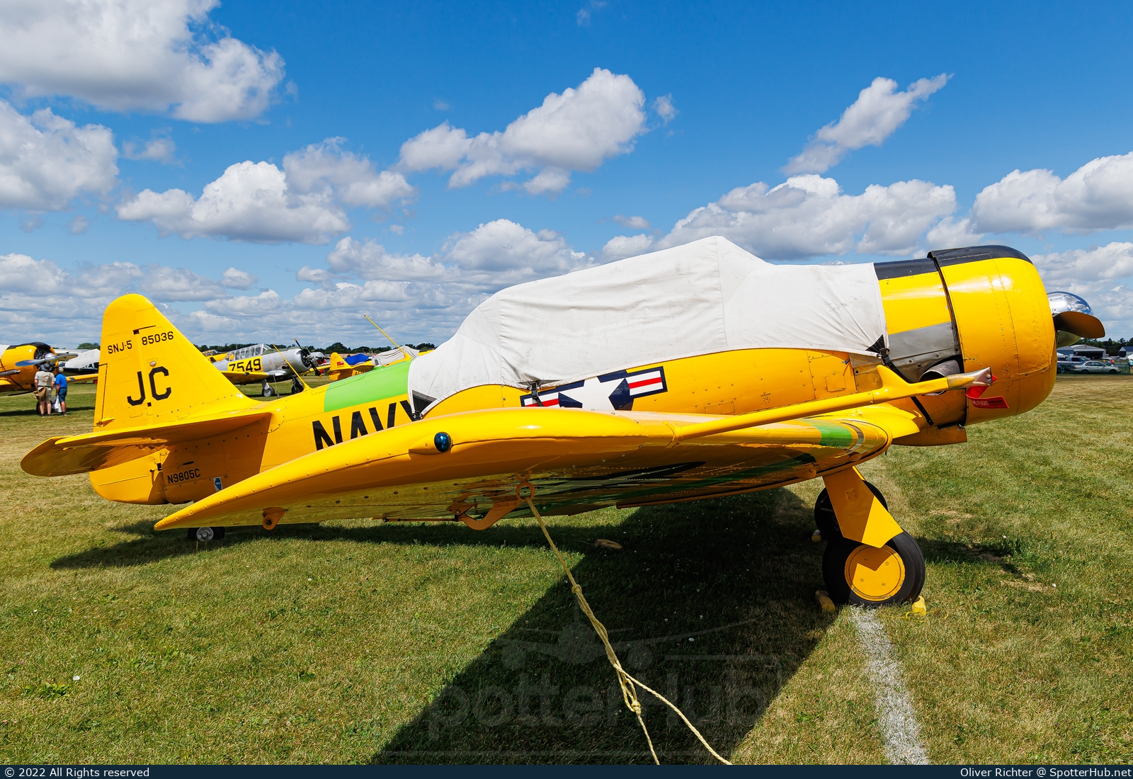 Photo of N9805C - North American SNJ-5B Texan operated by Private