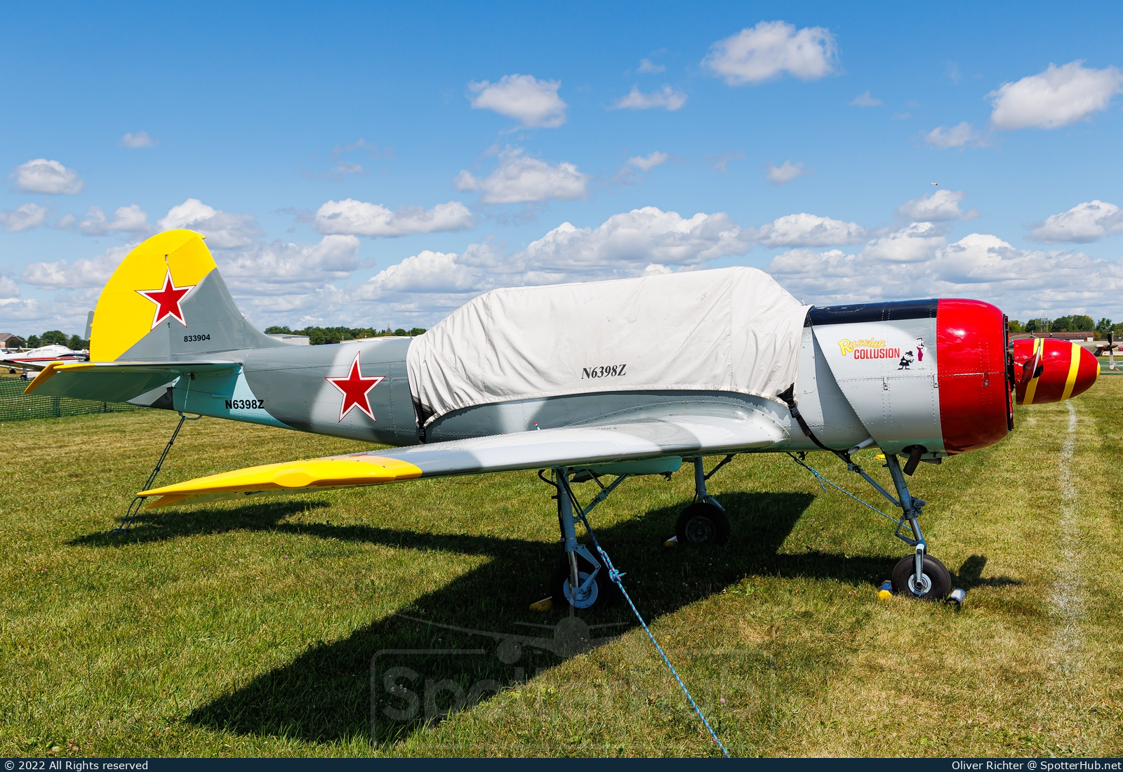 Photo of N6398Z - Yakovlev Yak-52 operated by Private