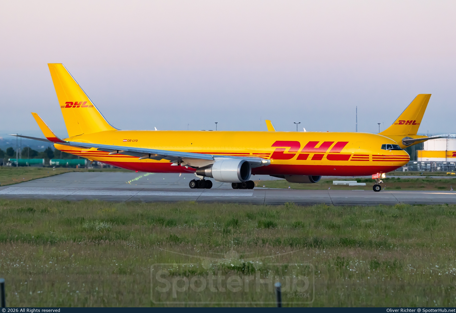 Photo of OE-LYD - Boeing 767-304(ER)(BDSF) operated by DHL Air Austria