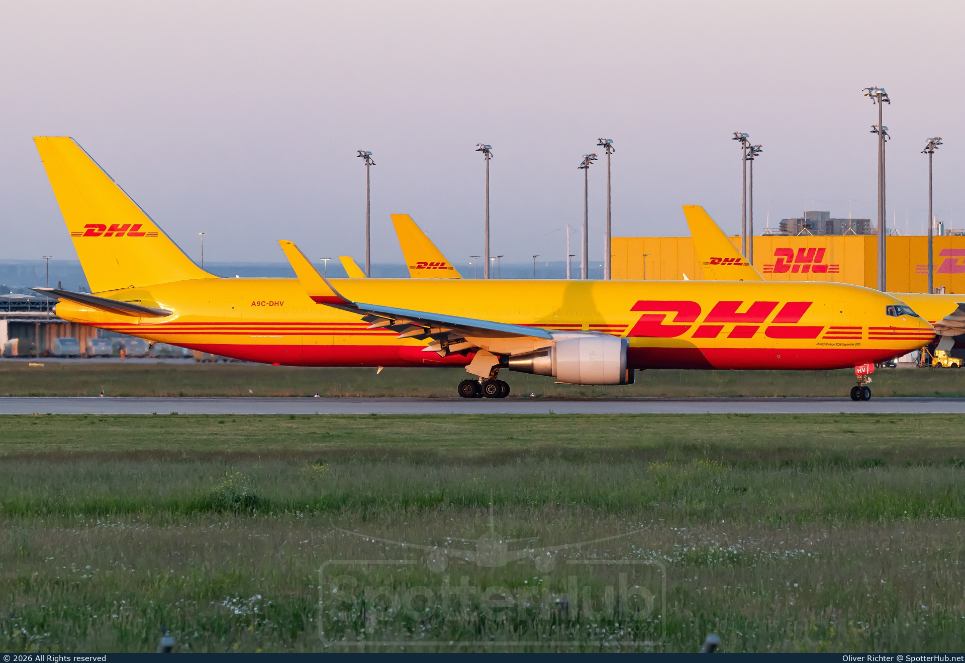 Photo of A9C-DHV - Boeing 767-323(ER)(BDSF) operated by DHL International Aviation